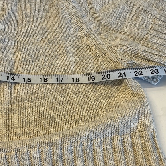 Old Navy Womens Short Sleeve Cardigan Toggle Button Up Gray Sweater Size M - Picture 10 of 12